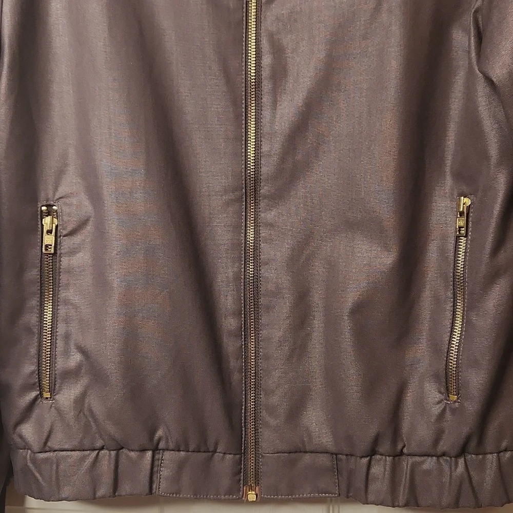 Vintage Rare BANZAI Men's Women's Unisex Brown Moto Bomber Jacket Size 38